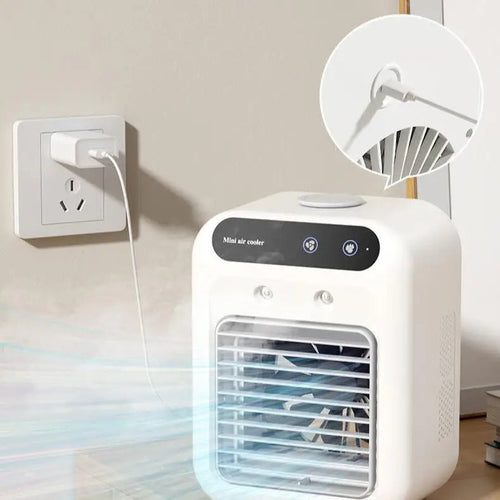 Humidificateur rafraîchissant avec bac à glaçons, double vitesse