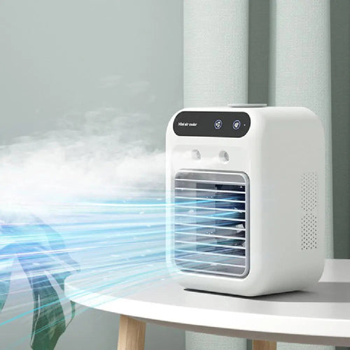 Humidificateur rafraîchissant avec bac à glaçons, double vitesse