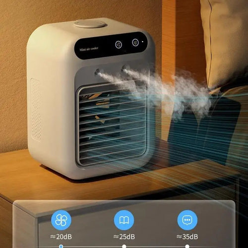 Humidificateur rafraîchissant avec bac à glaçons, double vitesse