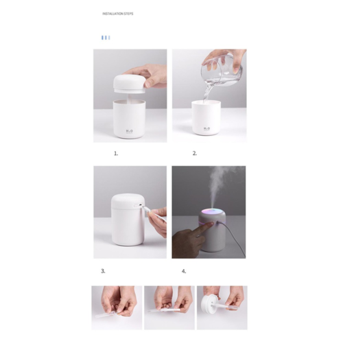 Humidificateur portable, aux huiles essentielles
