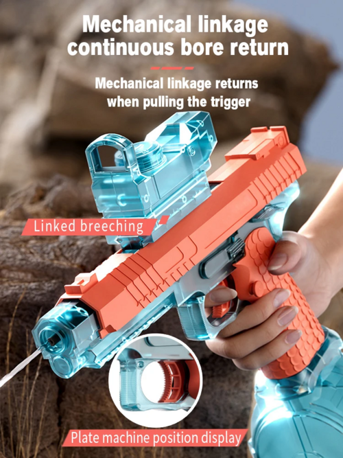 Pistolet à eau automatique, lumineux